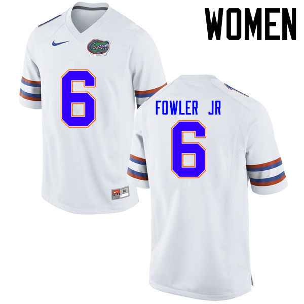 Women Florida Gators #6 Dante Fowler Jr. College Football Jerseys Sale-White - Click Image to Close
